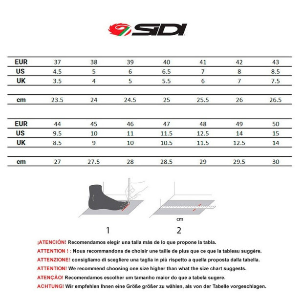 Chaussures Route Sidi Sixty Noir/Blanc