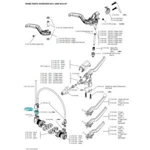 Vis de raccord Magura M8 [x2] - 0720446