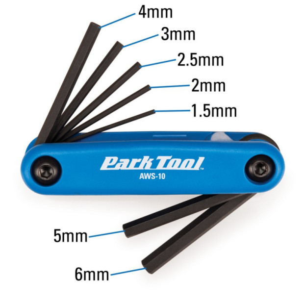 Kit clé hexagonale ParkTool AWS-10 et TWS-2