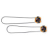 Boucle Sidi Tecno 3 System Push Longue - Orange/Noir