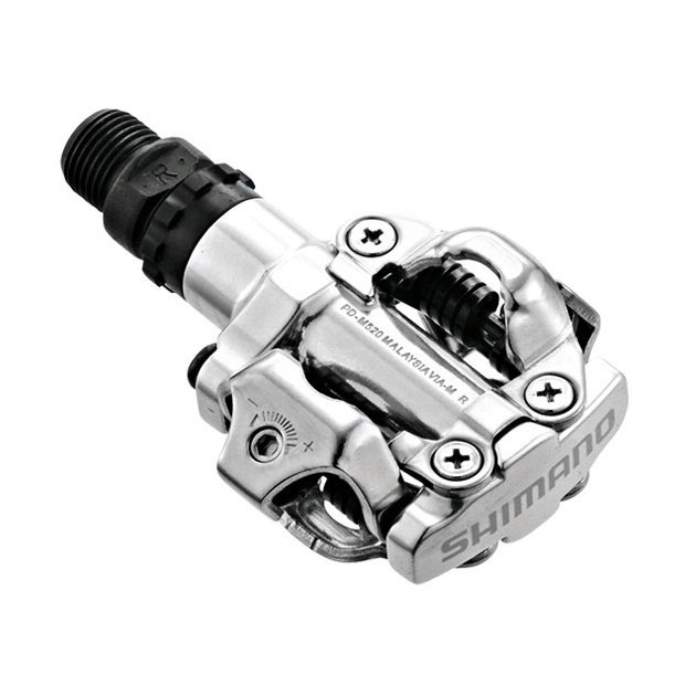 Pédales Shimano PD-M520 (Argent)