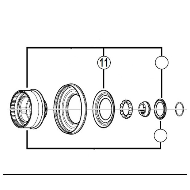 Cache poussière Shimano Nexus 7 v (Y33Z26000)