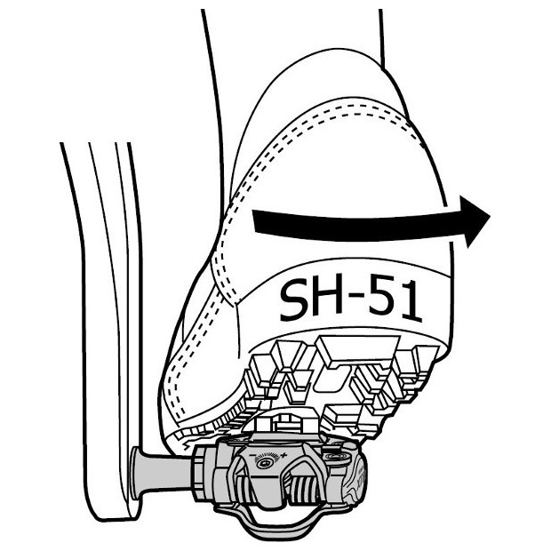 Cales Shimano SPD SM-SH51 - Y-42498201