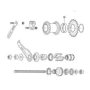 Cache-poussière Shimano CB-E110 - Y28610100