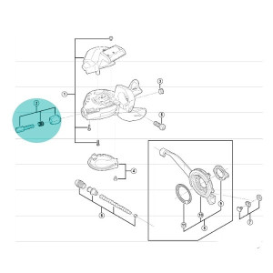 Tendeur de câble Shimano Nexus / Alfine - Y61W98030