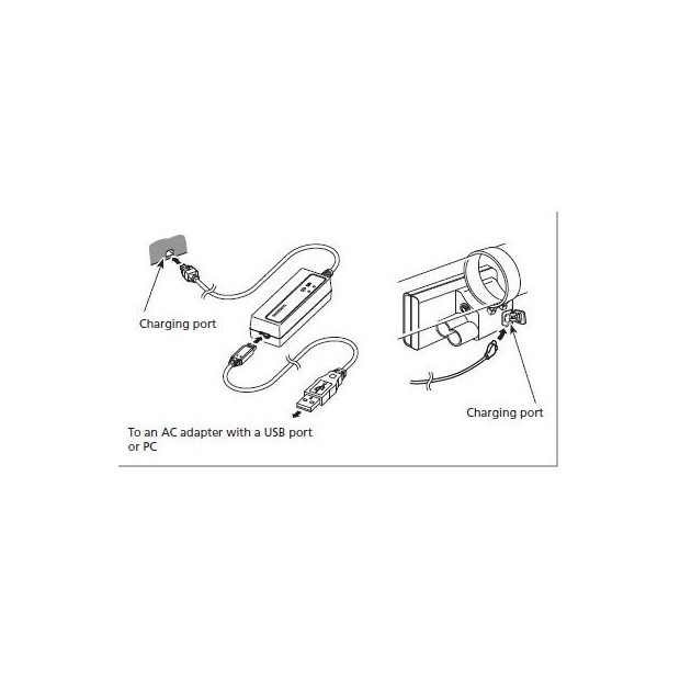 Chargeur Batterie Shimano Dura-Ace Di2 avec cable USB (SM-BCR2)