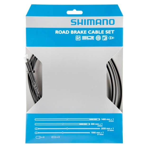 kit Câblerie frein Route PTFE Shimano Y80098011 - Noir