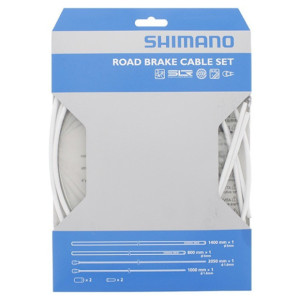 Kit Câblerie frein Route PTFE Shimano - Blanc