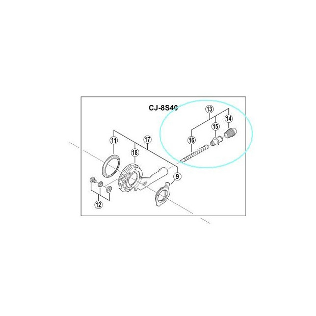 Protection sortie de câble Shimano Nexus / Alfine - Y74Y98160