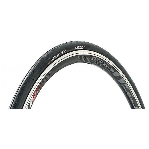 Pneu Hutchinson Nitro 2 TR 28' - Tube Type - 700x23 - Noir