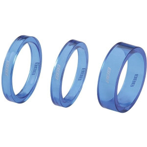 Kit entretoise BBB Transspace BHP37 1' 1/8 ( 5 / 5 / 10) - Bleu