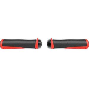 Poignées VTT BBB Cobra 142mm - Rouge/Noir