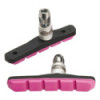 Patin V-Brake Monobloc Jagwire JS908T-P Rose - [x 1 - Paire]