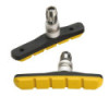 Patin V-Brake Monobloc Jagwire JS908T-Y Jaune - [x 1 - Paire]