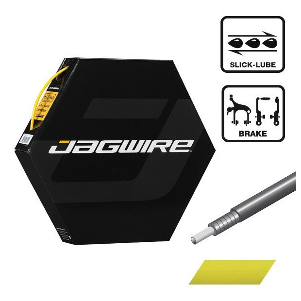 Gaine de Frein Ø 5 mm Jagwire  téflonné - Jaune (x1 m)