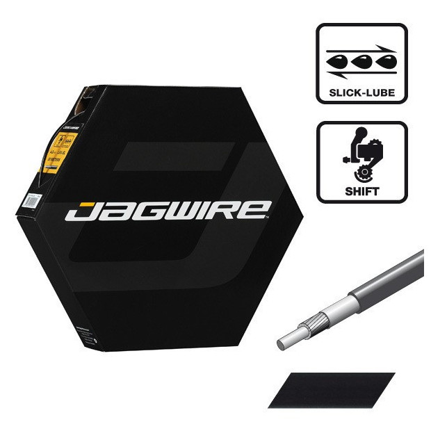 Gaine de dérailleur Ø 4 mm Jagwire  téflonné - Noir [50 m]