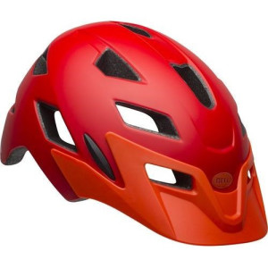 Casque Bell Sidetrack Jeunesse Rouge Mat/Orange