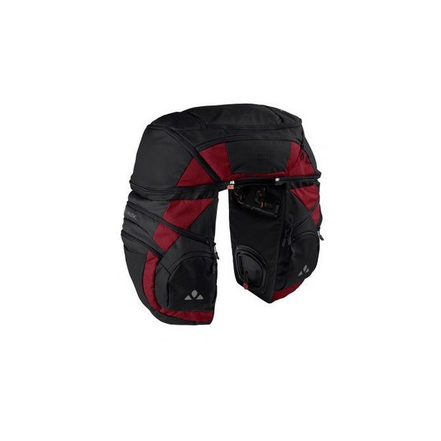 Sacoche Vaude Karakorum Pro - Vol. 68 l - Noir / Rouge