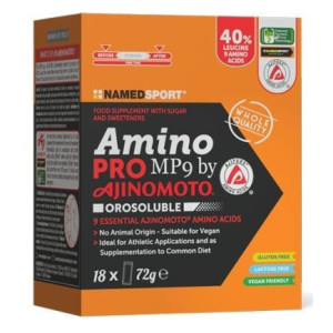 Boisson Energétique NamedSport Aminopro MP9 18x72g