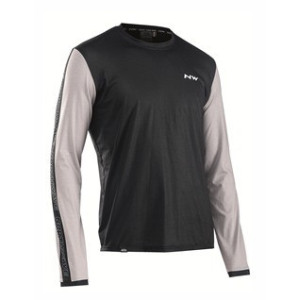 Maillot VTT Manches longues Northwave XTrail Noir / Blanc