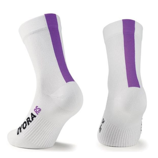 Chaussettes Femmes Assos Dyora RS Summer Blanc/Violet