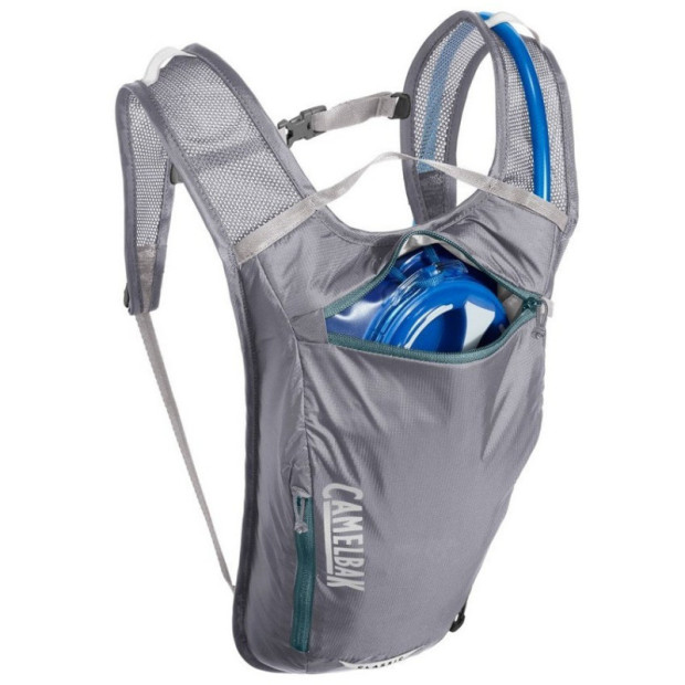 Sac Hydratation VTT Camelbak Classic Light - Vol. 4 l / Poche à eau 2 l - Gris / Blanc