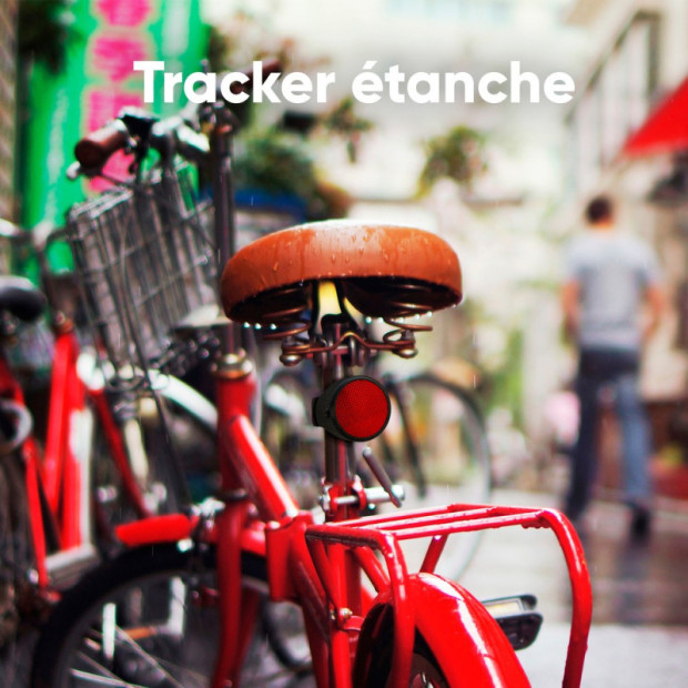 Invoxia Bike Tracker - Traceur GPS Antivol Vélo - Réflecteur avec Alertes  en Temps Réel - Abonnement 3 ans Inclus - Jusqu’à 3 Mois d’Autonomie 