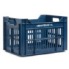 Caisse de Transport Plastique Recyclé Urban Proof Avant/Arrière - 30 l - Bleu Marine