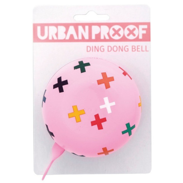 Sonnette Urban Proof Ding Dong Ø8cm Plus Rose