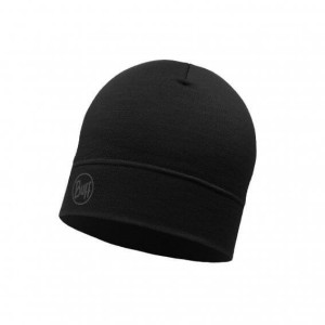 Bonnet Buff Original Laine Merinos - Solid Black
