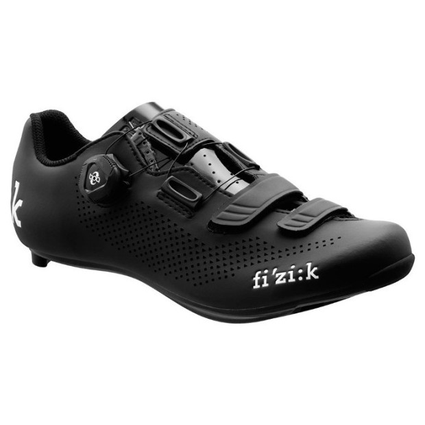 Chaussures Route Fizik R4B Uomo - Noir/Blanc Glossy