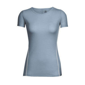 Maillot de corps Icebreaker Aero SS Crewe - Gris