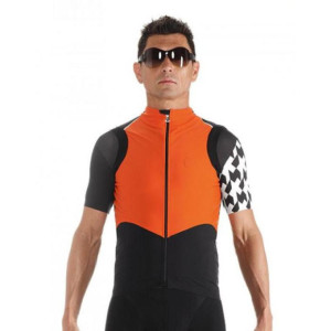 Veste Assos TiburuGiletEquipe - Orange/Noir