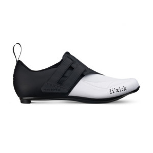 Chaussures de Triathlon Fizik Transiro R4 Powerstrap - Noir / Blanc