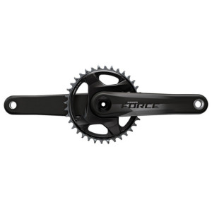 Pédalier Sram Force D1 Cannondale Ai Mono 40D Carbone Noir 12V