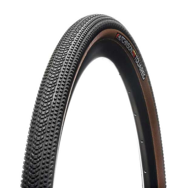 Pneu Gravel Hutchinson Touareg - Tubeless Ready - TS - 700x40 (40-662) - Noir-Beige