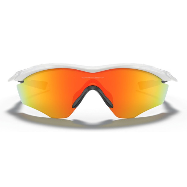 Lunettes vélo Oakley M2 Frame XL Polished White - Fire Iridium