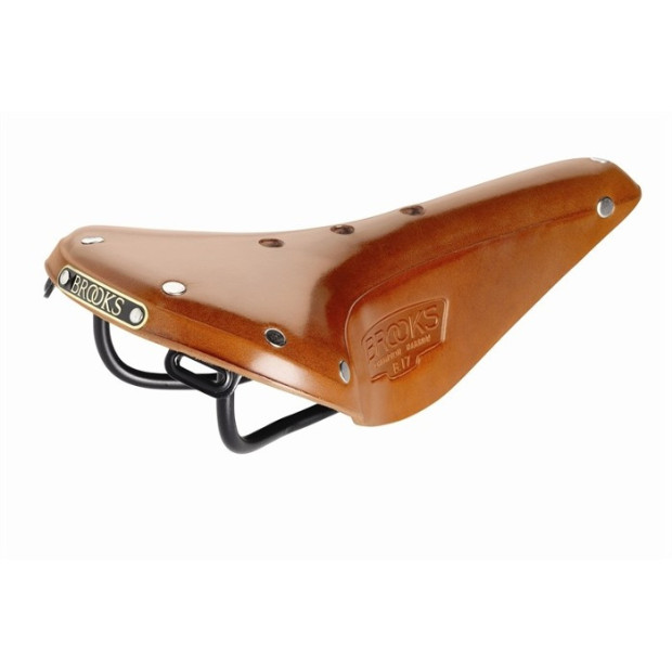 Selle en cuir Brooks B17 Narrow Classic - Miel