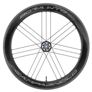 Roue Arrière Campagnolo Bora WTO 60 Patins 2-Way Fit Corps Campagnolo Bright