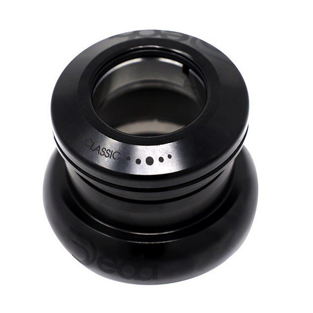 Jeu de direction Classic 1 semi-intégré Conique Deda Elementi IN-5 1 1/8" Noir
