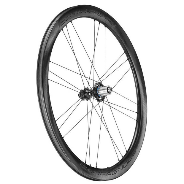 Roue Arrière Campagnolo Bora WTO 45 Disc 2-Way Fit Corps Campagnolo Dark Label