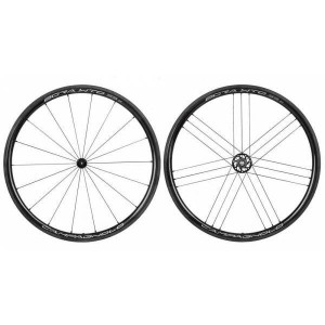 Paire de Roues Campagnolo Bora WTO 33 Patins 2-Way Fit Corps Campagnolo Bright