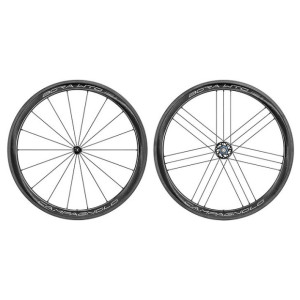 Paire de Roues Campagnolo Bora WTO 45 Patins 2-Way Fit Corps Campagnolo Bright