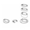 Kit d'entretoises Deda Elementi 5/10/20 mm + 2 Capots Direction Vinci Nylon 1.5" et 1"1/8