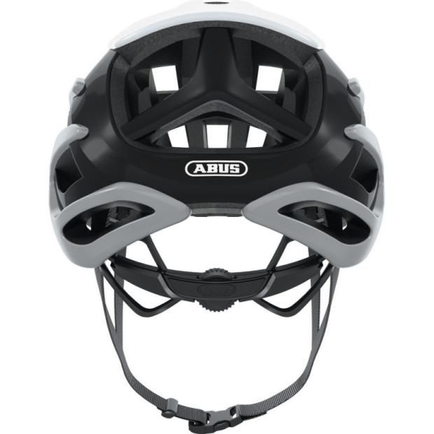 Casque Route Abus Air Breaker Argent/Blanc