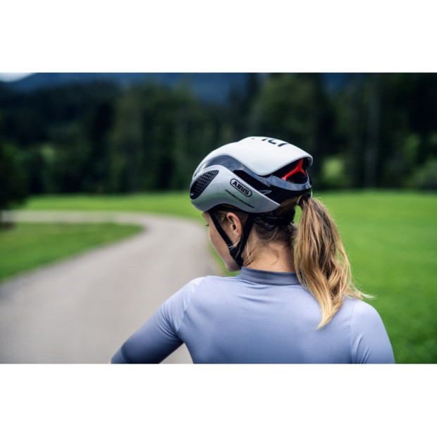 Casque Route Abus Game Changer Gris Course