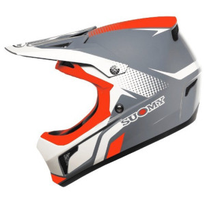 Casque Intégral Suomy Extreme Gris/Rouge/Blanc