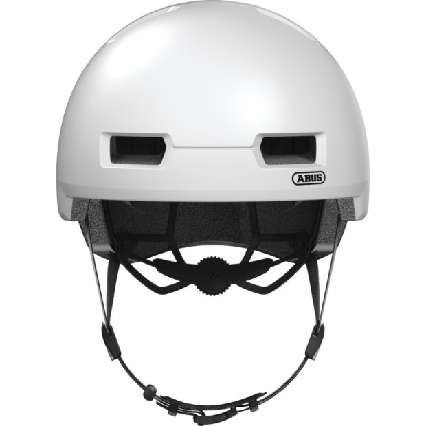 Casque Ville Abus Skurb ACE Argent/Blanc