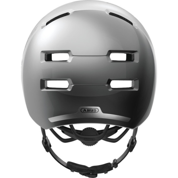 Casque Ville Abus Skurb ACE Argent/Blanc