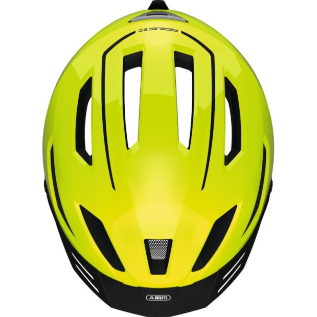 Casque Ville Abus Pedelec 2.0 MIPS Jaune Fluo